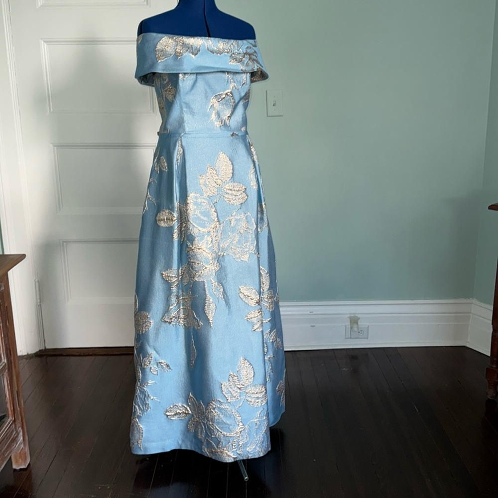 Teri Jon Blue Dress
